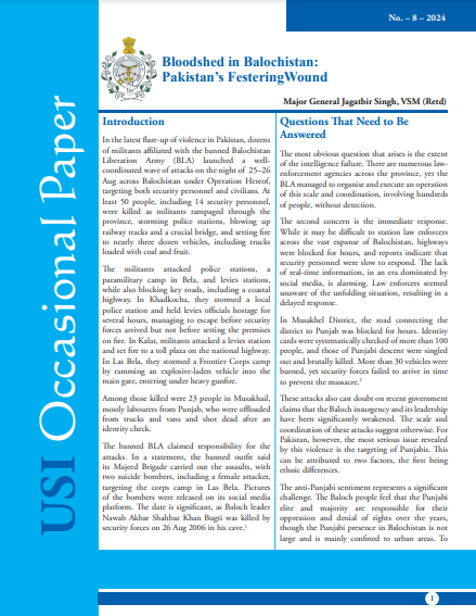 Bloodshed in Balochistan: Pakistan's FesteringWound